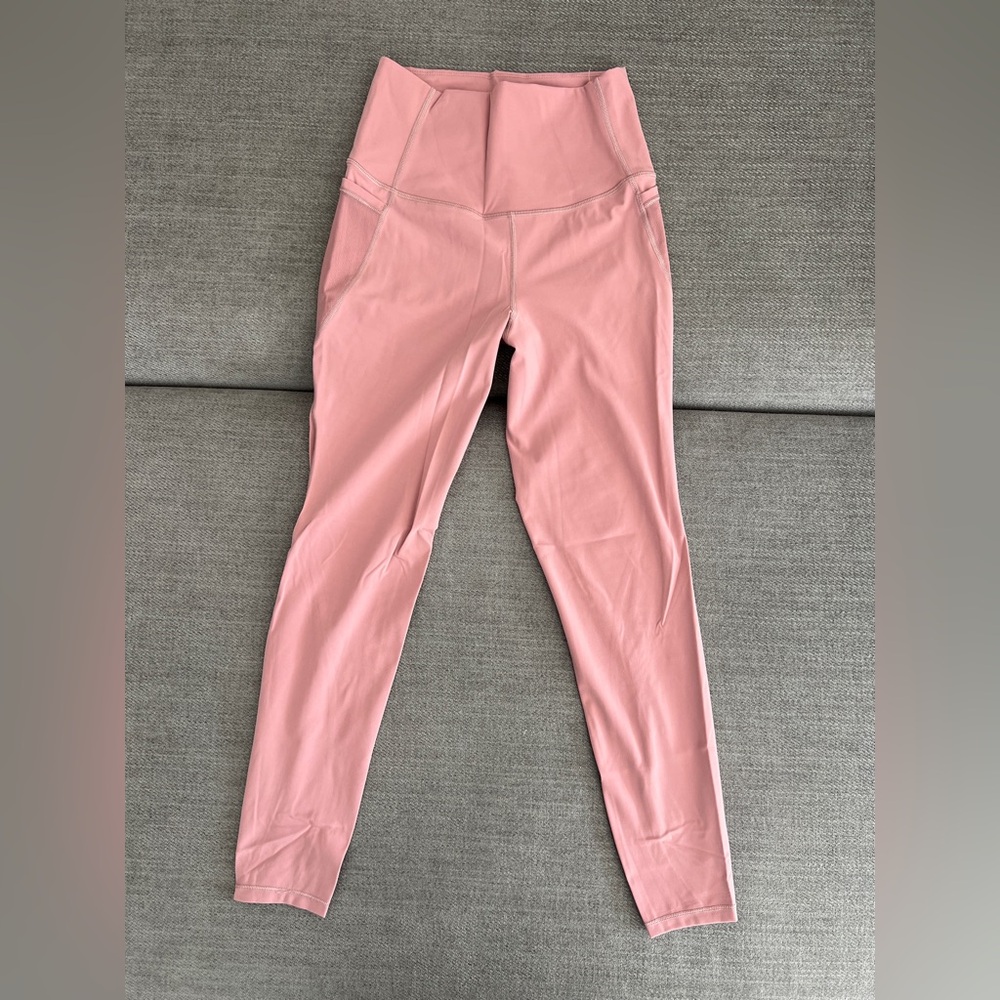 MAIA ACTIVE Women's Pink High-Waisted Legging w/ pockets sz M